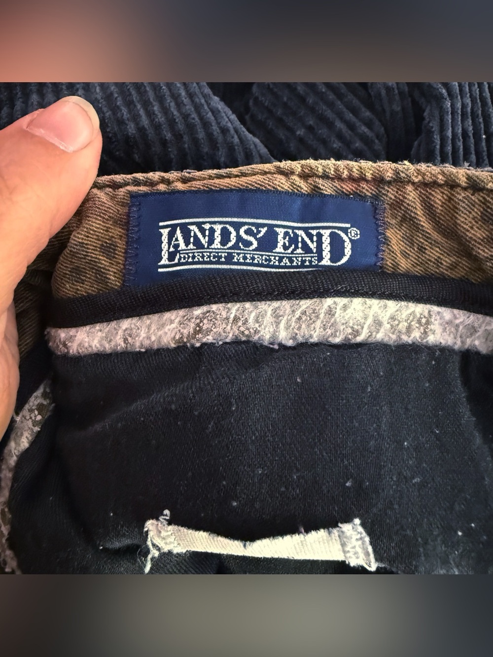 Vintage Women 100% Cotton High Rise Pleated Corduroy Pants Size 10 Dark Academia - Picture 5 of 7